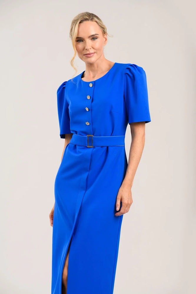 Caroline Kilkenny Carrie Dress Royal Blue – County Boutique