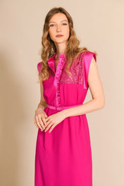 Caroline Kilkenny Gigi Dress Lipstick Pink