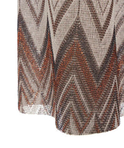 Kaos Geo Print Top With Knot Front Detail