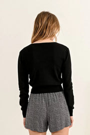 Knitted Cardigan Black