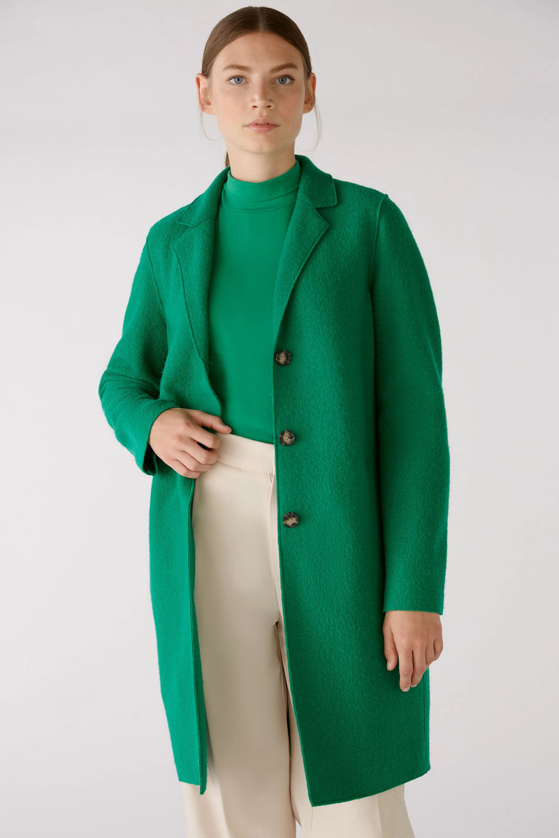 Oui Italian Wool Coat with Belt – Très Chic