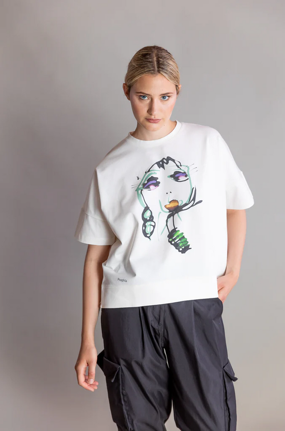 Psophia T-Shirt With Abstract Print