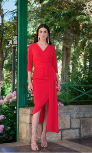 Monet Dress Red