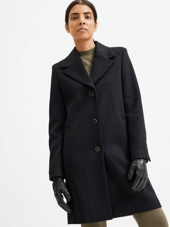 Selected Femme Sasja Wool Coat Black