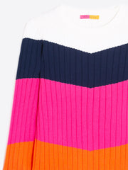 Knitted Colour Block Top