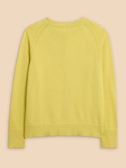 White Stuff Lulu Knit Cardi Bright Yellow