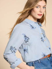Sophie Embroidered Shirt Blue MLT