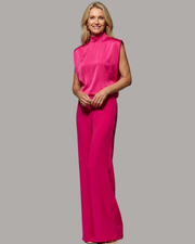 Moskada Pink Daisy Jumpsuit