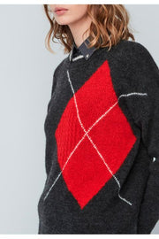 Unique Unlimited Knit Sweater Dark Grey