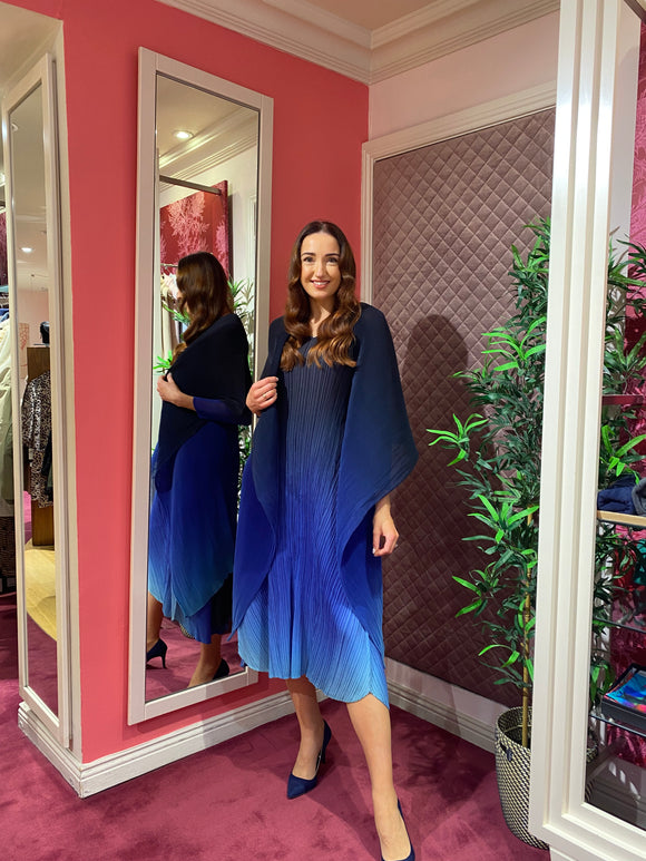 Alquema 2-Piece Dress & Coat Caviar Nightfall