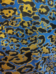 Matilde Cano Dress Blue Animal Print