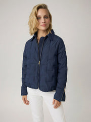 Covered Kelly Jacket Dark Sapphire