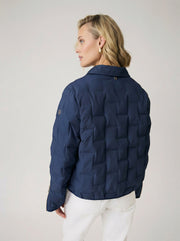 Covered Kelly Jacket Dark Sapphire