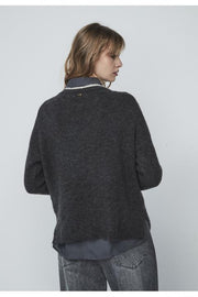 Unique Unlimited Knit Sweater Dark Grey