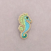 Seahorse Sequin Brooch