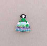 Resin Girl Brooch
