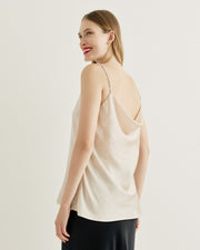 Access Strappy Draped Top Vanilla