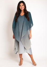 Alquema 2-Piece Dress & Coat Gable Ombre