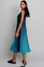 Alquema 2-Piece Dress & Coat Twilight Blue To Peacock