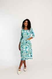 Alquema 3/4 Smash Dress Sea Glass