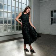 Alquema Pippi Smash Dress Metallic Forest