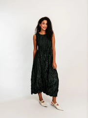 Alquema Pippi Smash Dress Metallic Forest