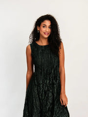 Alquema Pippi Smash Dress Metallic Forest
