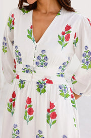 Aspiga Jyoti Dress Bud Flower Print