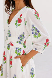 Aspiga Jyoti Dress Bud Flower Print