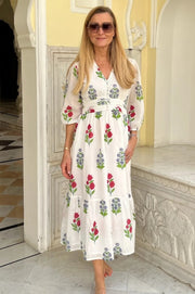 Aspiga Jyoti Dress Bud Flower Print