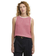 Barbour Amanda Knit Vest Poppy Red