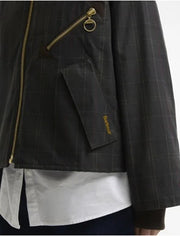 Barbour Arlene Checked Wax Jacket Classic/Shadow
