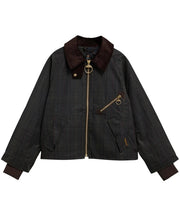 Barbour Arlene Checked Wax Jacket Classic/Shadow