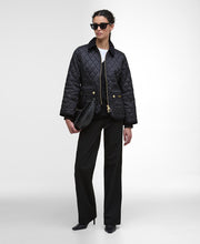 Barbour Fitted Beadnell Quilted Jacket Black