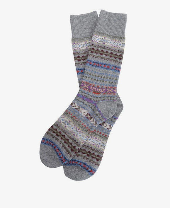 Barbour Boyd Socks Grey Mix