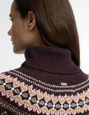 Barbour Darwen Knit Jumper Seal Brown