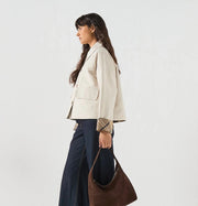 Barbour Delilah Showerproof Jacket Cream