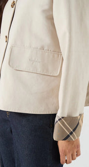 Barbour Delilah Showerproof Jacket Cream