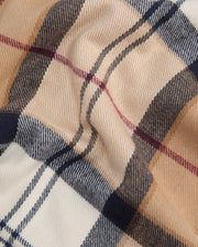 Barbour Dover Beanie & Hailes Scarf Gift Set Hessian Tartan