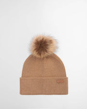 Barbour Dover Beanie & Hailes Scarf Gift Set Hessian Tartan