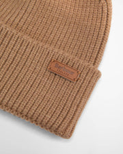 Barbour Dover Beanie & Hailes Scarf Gift Set Hessian Tartan
