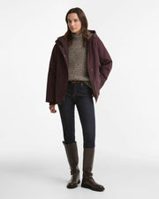 Barbour Hester Waterproof Jacket Wine