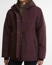Barbour Hester Waterproof Jacket Wine