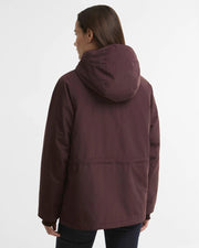 Barbour Hester Waterproof Jacket Wine
