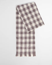 Barbour Kemora Beanie & Scarf Gift Set Moonbeam Truffle