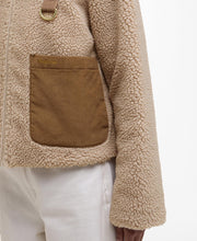 Barbour Malena Cropped Fleece Nat Ecru