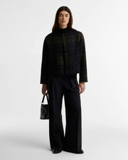 Barbour Marlow Tartan Wool Blend Jacket