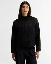 Barbour Marlow Tartan Wool Blend Jacket