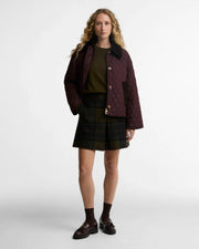 Barbour Moira Quilted Jacket Wine