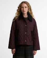 Barbour Moira Quilted Jacket Wine